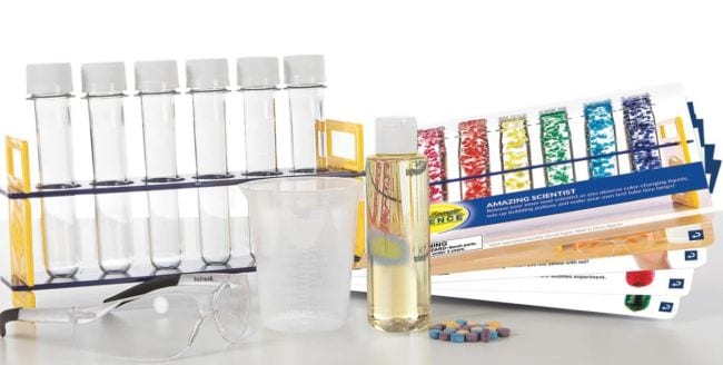 Test tubes and other science supplies from Steve Spangler Science Box