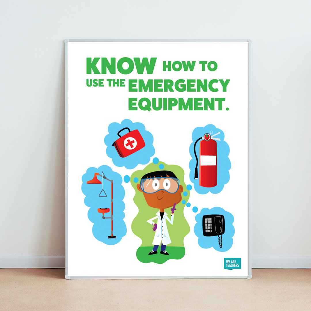Know where to find and how to use emergency equipment.