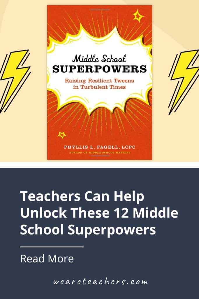 Middle School Superpowers by Phyllis L. Fagell, LCPC, offers two big takeaways for teachers. Read our full review here!
