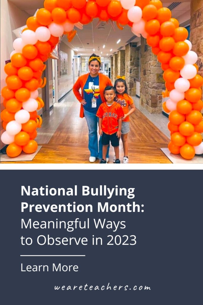 October is National Bullying Prevention Month 2023. Try these ideas and activities to make your school community kinder and safer.