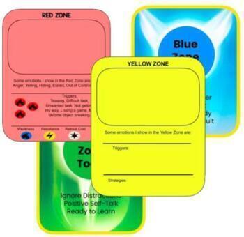 Colorful zones of regulation cards made in the style of pokemon