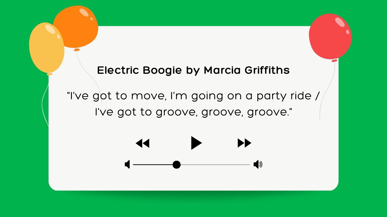 Electric Boogie by Martin Griffiths.