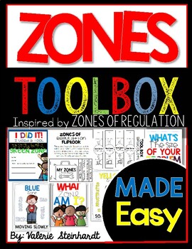 A colorful collection of different zones of regulation activities for students